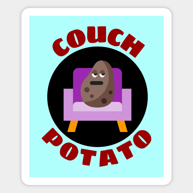 Couch Potato | Procrastinator Pun Magnet by Allthingspunny